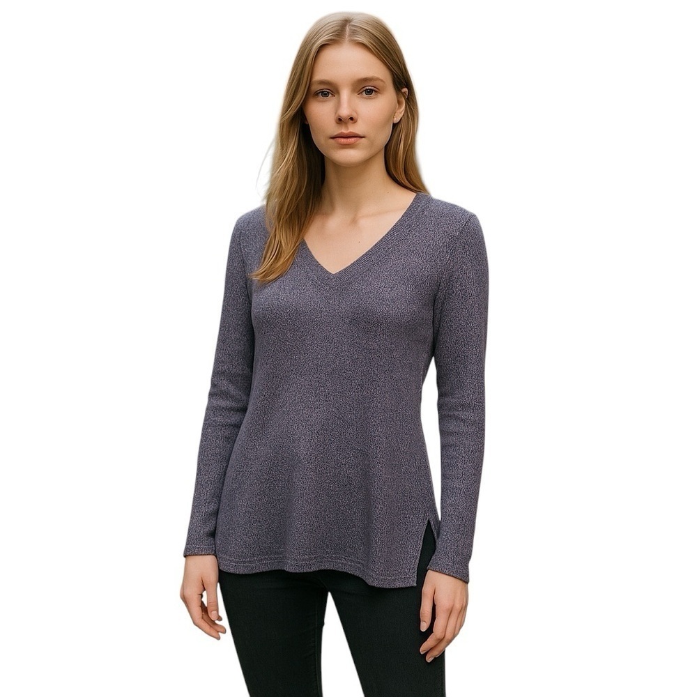 OLD Navy Women’s Heather Blue V-Neck Sweater Size S